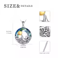 TOUPOP Sterling Silver Crystal Whale Waves Necklace Ocean Animal Jewelry Gift-0-4