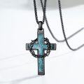 wholesale Sterling Silver Cross Necklace with Crown of Thorns Pendant Catholic Jewelry for Men Women-0-31