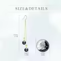 wholesale 14K Gold Lapis Lazuli Long Drop Threader Earrings Wholesale for Women - Elegant  Set-0-3