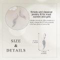 wholesale 925 Sterling Silver Angel Wing Dangle Earrings with Leverbacks for Women-0-4