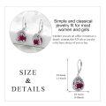 wholesale 925 Sterling Silver Tree Of Life Drop Earrings Wholesale With Green Stone-0-34