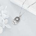 wholesale 925 Sterling Silver Capricorn Zodiac Pendant Necklace for Women-0-3