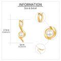 wholesale 14K Gold Infinity Pearl Opal Pendant Necklace for Women's Gifts - Valentine/Christmas/Mother?¡¥s Day-0-3