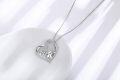wholesale 925 Sterling Silver Heart-Shaped Mother's Day Gift - Mama Bear and Cubs Pendant Necklace-0-4