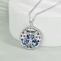 wholesale 925 Sterling Silver Abalone Shell Tree of Life Heart Charm Pendant Necklace Gifts for Women Girls Mom-0-3