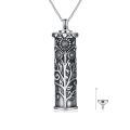 TOUPOP Sterling Silver Rose Sunflower Hummingbird Urn Pendant Cremation Jewelry-0-0