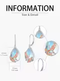 TOUPOP Sterling Silver Lotus Axolotl Hummingbird Sea Turtle Dangle Drop Earrings-0-5