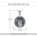 wholesale 925 Sterling Silver Teardrop Pendant With Angel Figure-0-4