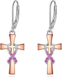 wholesale  Sterling Silver Gemstone Dangle Earrings for Women Jewelry Gifts ( chars)-Breast