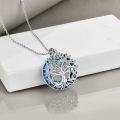 wholesale 925 Sterling Silver Tree of Life Pendant Necklace with 20mm Symbol of Growth Strength Rebirth Bright Future Longevity Health Fresh Start Gift for Women Girls 18th Birthday Jewelry-0-4