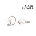 wholesale 925 Sterling Silver White Freshwater Cultured Pearl Spiral Hoop Earrings for Women-0-1