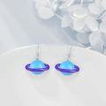wholesale 925 Sterling Silver Saturn Planet Drop Dangle Earrings - Outer Space  for Her Him-0-3
