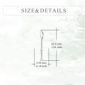 wholesale 925 Sterling Silver Clarinet Drop Earrings For Women Music Lovers Gift-0-3
