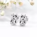 TOUPOP Sterling Silver Moonstone Earrings For Women Drop Stud Animal Jewelry Gifts-0-1
