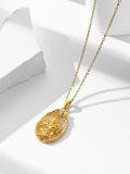 wholesale Gold 925 Sterling Silver Tree of Life Pendant with CZ and Opals Necklace-0-1
