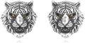 wholesale 925 Sterling Silver Tiger Head Stud Earrings-0-0