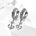 wholesale 925 Sterling Silver Anchor Drop Dangle Hook Earrings for Men Women Norse -0-2