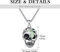 wholesale  Glowing Skull Head Pendant Necklace-0-6