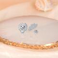 wholesale 925 Sterling Silver Heart-Shaped Dog Stud Earrings for Women and Girls-0-2
