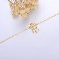 wholesale 14k Gold Tree Of Life Dreamcatcher Feather Charm Bracelet For Women-0-4