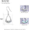 wholesale 925 Sterling Silver Abalone Shell Teardrop Dangle Earrings for Women Gifts-0-3