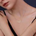 wholesale 925 Sterling Silver Dopamine Molecule Necklace-0-2