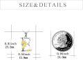 wholesale 925 Sterling Silver Gold & Sterling Silver Sunflower Initial Necklace with CZ Charm - Personalized Gift for Women-0-4