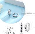 wholesale 925 Sterling Silver Cat Dog Paw Hoop Earrings s for Women-0-5