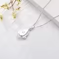 TOUPOP Sterling Silver Crystal Pendant Necklace Birthday Christmas Gifts For Women-0-4