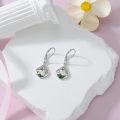wholesale 925 Sterling Silver Teardrop White Opal Dangle Earrings for Women-0-39