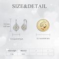 wholesale 925 Sterling Silver Celtic Knot Trinity Witch's Knot Drop Dangle Earrings for Women Irish-0-4