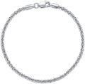wholesale 925 Sterling Silver Snake Chain Bracelet with Lobster Claw Closure - Italian Made (Length: 7)-0-0