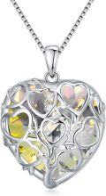 wholesale TOUPOP Birthstone Necklace Tree Of Life Necklace Pendant -0-0