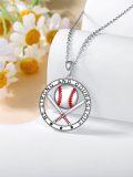wholesale TOUPOP Volleyball/baseball/basketball Necklace 925 Sterling Sliver Sport Necklace For Women Men Sport Jewelry Gifts For Sports Fans -0-4