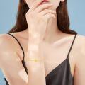 wholesale 14k Gold Sunflower Bracelet Dainty Flower Chain Jewelry For Women-0-1
