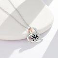 wholesale 925 Sterling Silver Basketball Heart Sports Pendant s for Women-0-2