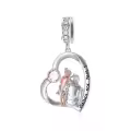wholesale 925 Sterling Silver Family Love Charm Bracelet Wholesale for Daughter Mother Lover - Birthday Valentine's Day Gifts-0-21