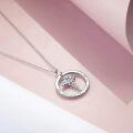 wholesale 925 Sterling Silver Cubic Zirconia Caduceus Pendant Necklace for Nurses - Medical Gift-0-4