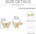 wholesale 14K Gold Celtic Knot Butterfly Pendant Necklace for Women-0-4