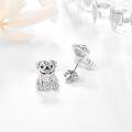 wholesale 925 Sterling Silver Cutie Pug Dog Stud Earrings for Women - Pet Lover Gift-0-5