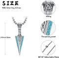 wholesale Sterling Silver Viking Arrowhead Thor s Hammer Axe Wolf Necklace Norse Pagan Jewelry for Men Women-0-9