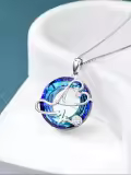 TOUPOP Sterling Silver Crystal Stethoscope Necklace for Nurse-0-2