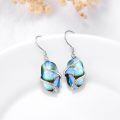wholesale 925 Sterling Silver Abalone Shell Dangle Earrings Fine Jewelry Birthday Christmas Gifts for Women Her-0-4