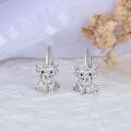 wholesale 925 Sterling Silver Highland Cow Stud Earrings for Women Girls Gifts -0-5