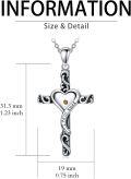wholesale Cross Mustard Seed Necklace 925 Sterling Silver Faith Christian Jewelry Christmas Gifts For Women Her -0-5
