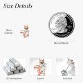 wholesale 925 Sterling Silver Squirrel Stud Earrings - Adorable Animal  for Her-0-2