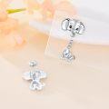 wholesale 925 Sterling Silver Elephant Stud Earrings - Cute Animal Design Gift for Girls and Women-0-2