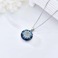 wholesale 925 Sterling Silver Blue Evil Eye Pendant Necklaces for Women Girls -0-4