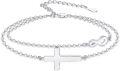 wholesale  Sterling Silver Cross Infinity Bracelet with Stones Faith Jewelry Gift for Women Mom -0-11