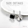 wholesale Sterling Silver Austrian Crystal Hypoallergenic Leverback Earrings Women s Gift-0-35